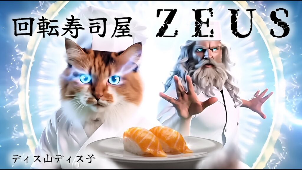 「回転寿司屋ZEUS」ディス山ディス子/DISCO the calico cat – Conveyor belt sushi restaurant ZEUS【Music Video】 「回転寿司屋ZEUS」ディス山ディス子/DISCO the calico cat - Conveyor belt sushi restaurant ZEUS【Music Video】