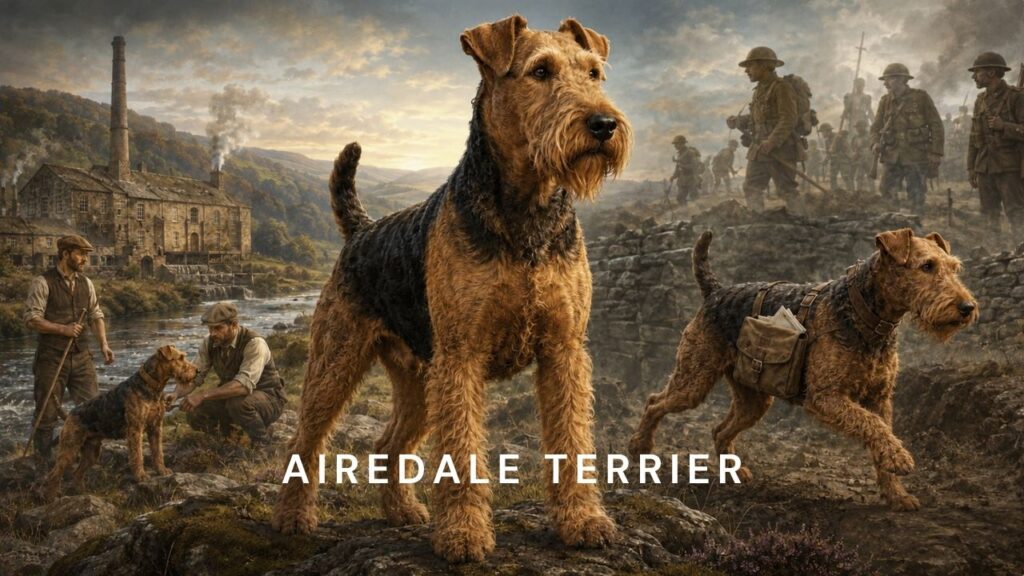 Airedale Terrier – The King of Terriers (Full History Explained) Airedale Terrier - The King of Terriers (Full History Explained)