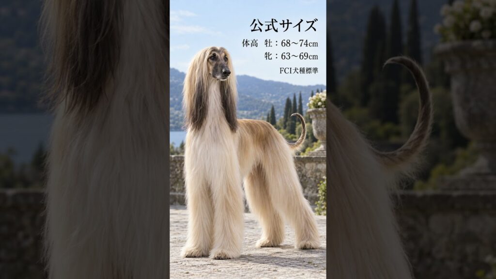 アフガン・ハウンドってどんな犬?犬種標準を60秒で解説 #Shorts アフガン・ハウンドってどんな犬?犬種標準を60秒で解説 #Shorts