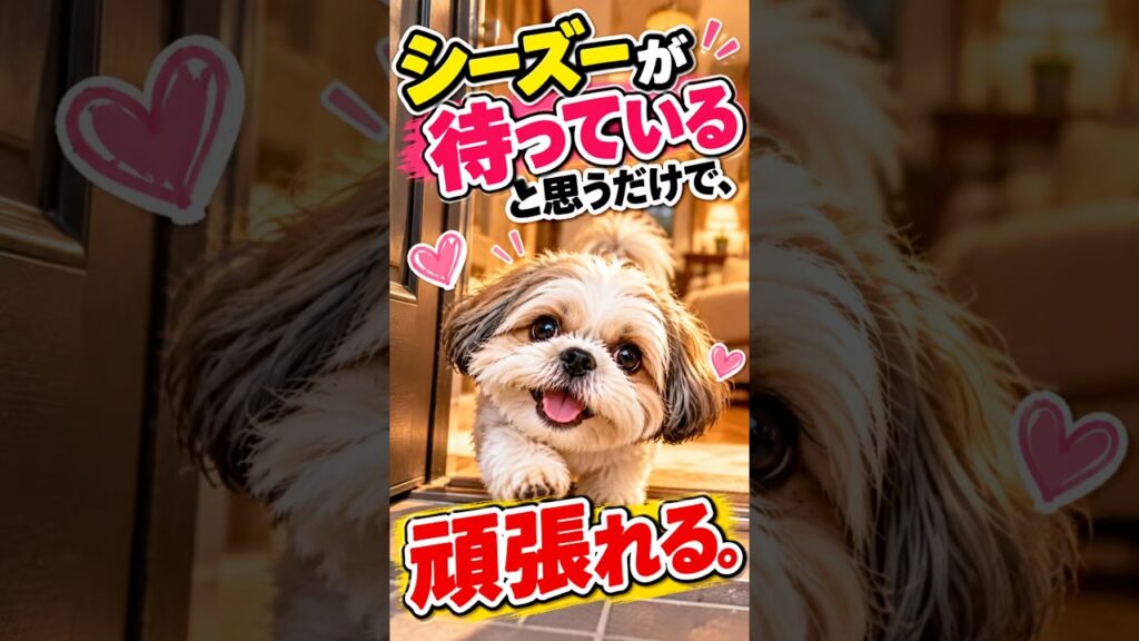 疲れた日、シーズーが待っているだけで救われる。🐶 #シーズー #シーズーのいる暮らし #犬との暮らし #愛犬 #犬の気持ち 疲れた日、シーズーが待っているだけで救われる。🐶 #シーズー #シーズーのいる暮らし #犬との暮らし #愛犬 #犬の気持ち
