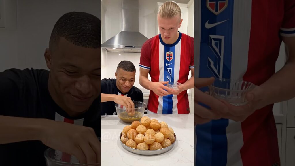 Haaland Ate ONE Pani Puri... Mbappé Finished the Whole Plate!(3D Parody)#haaland  #funny#Mbappé